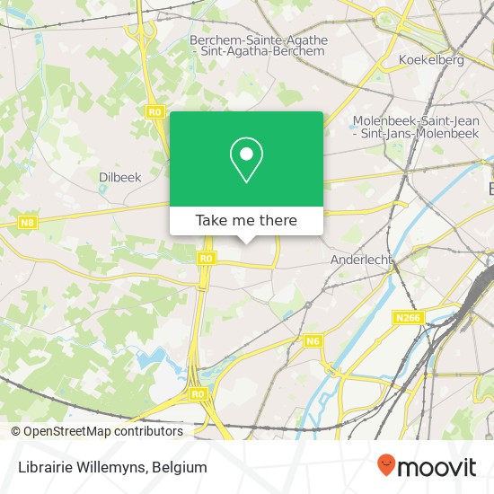 Librairie Willemyns map