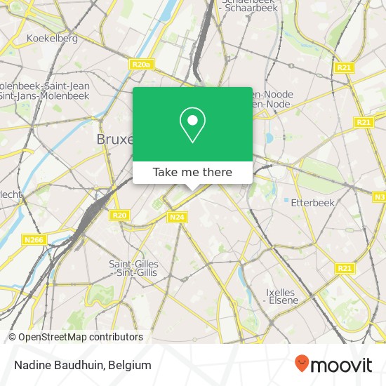 Nadine Baudhuin map