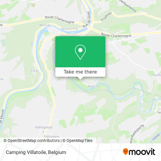 Camping Villatoile map