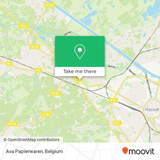 Ava Papierwaren map