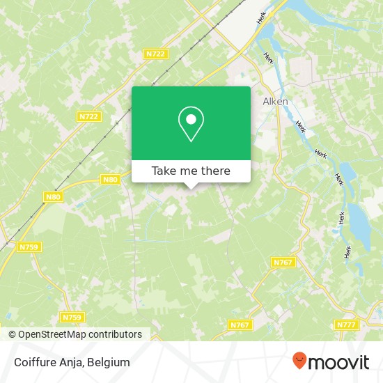 Coiffure Anja map
