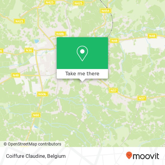 Coiffure Claudine map