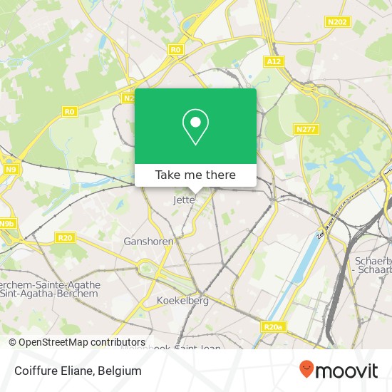 Coiffure Eliane map