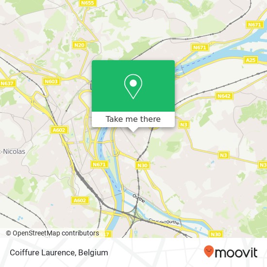 Coiffure Laurence map