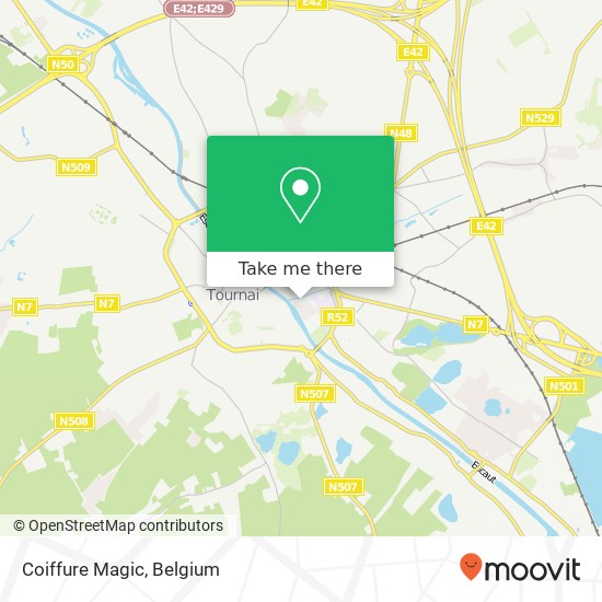 Coiffure Magic map