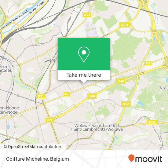 Coiffure Micheline map