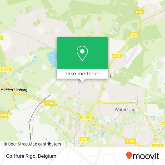 Coiffure Rigo map