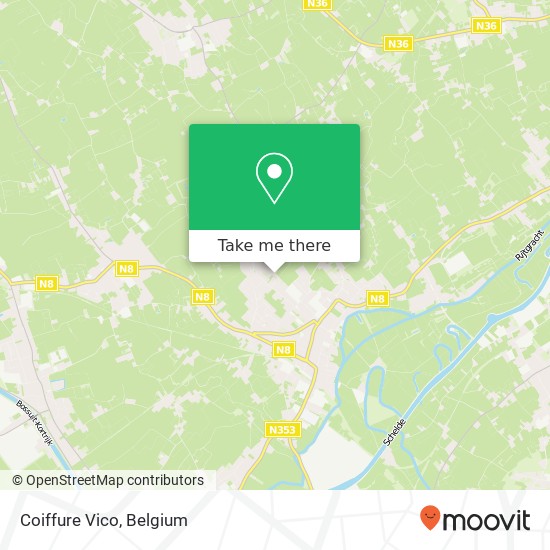 Coiffure Vico map