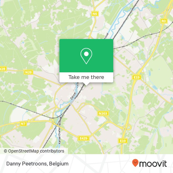 Danny Peetroons map