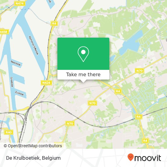 De Krulboetiek map