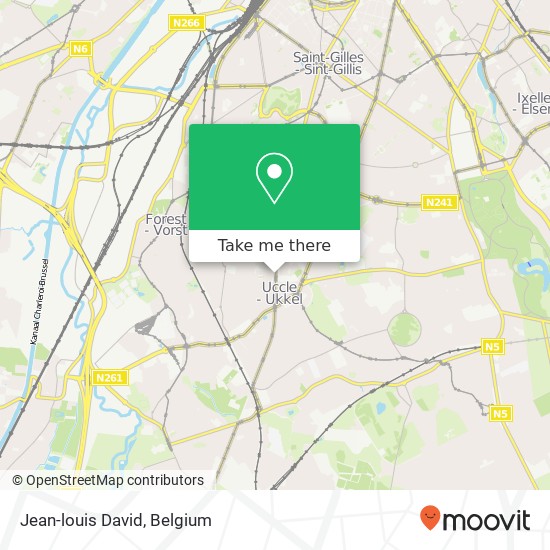 Jean-louis David map