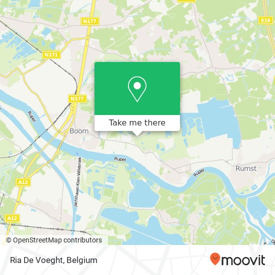 Ria De Voeght map
