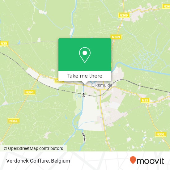 Verdonck Coiffure map