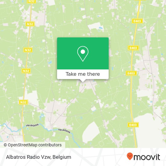 Albatros Radio Vzw map