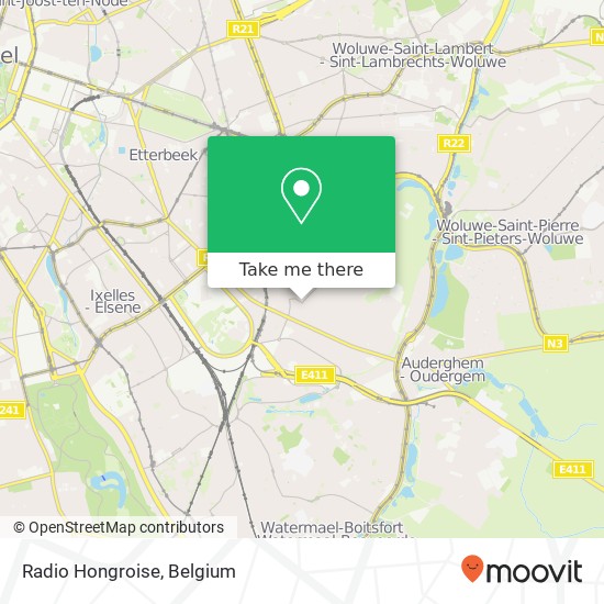 Radio Hongroise map