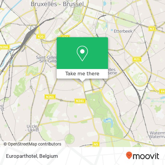 Europarthotel map