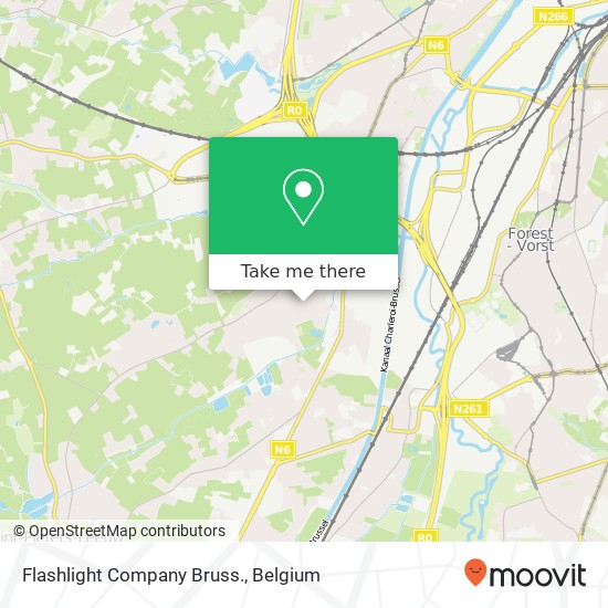 Flashlight Company Bruss. map