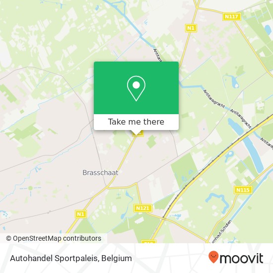 Autohandel Sportpaleis map