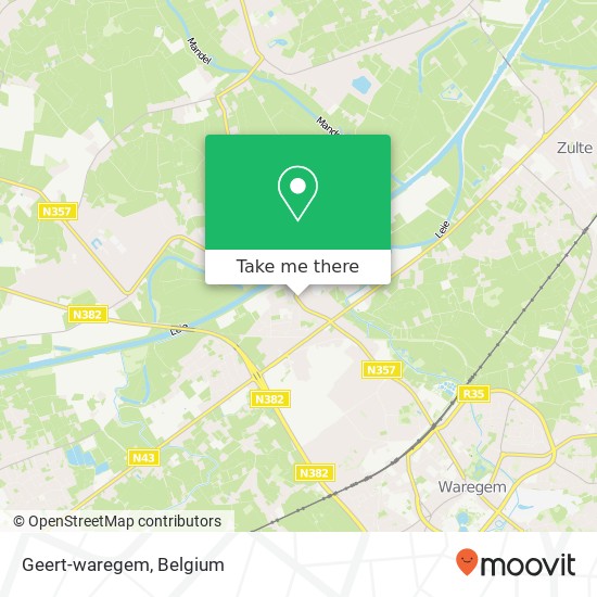 Geert-waregem map