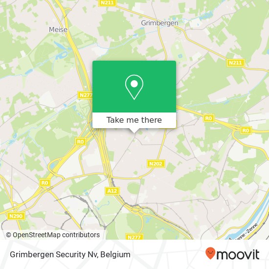 Grimbergen Security Nv map