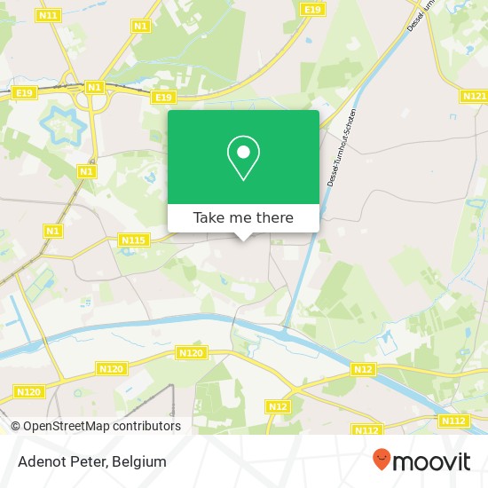 Adenot Peter map