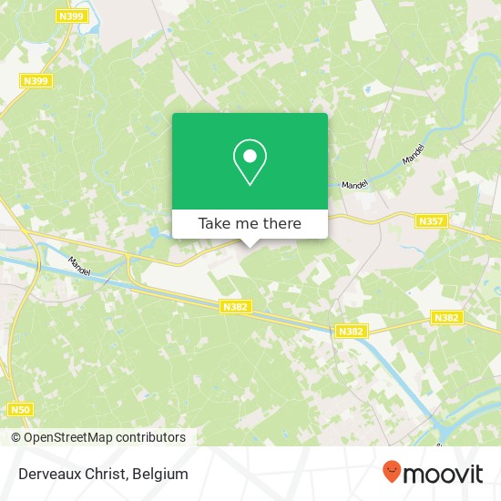 Derveaux Christ map