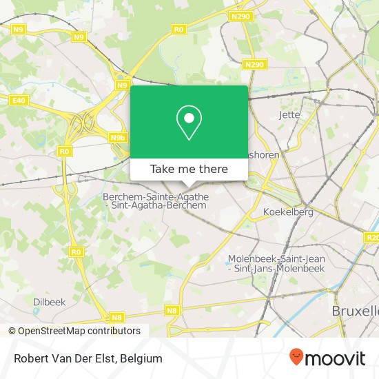 Robert Van Der Elst map