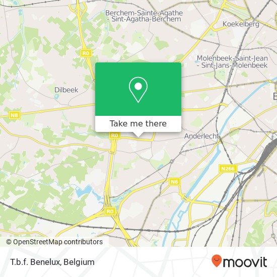 T.b.f. Benelux map