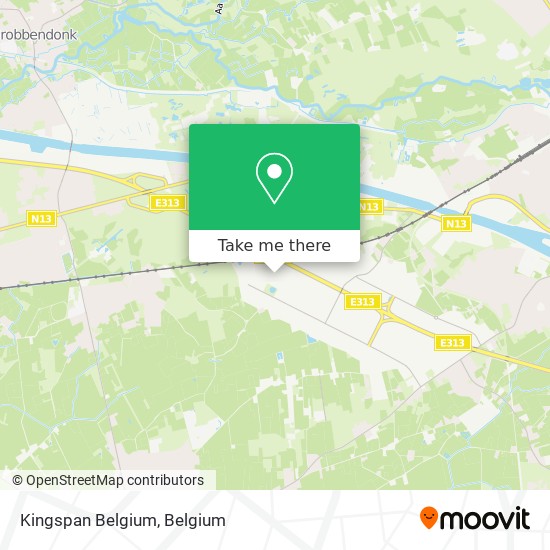 Kingspan Belgium map