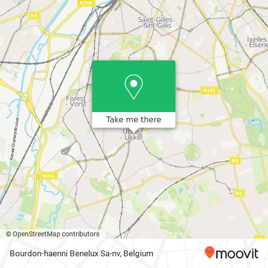 Bourdon-haenni Benelux Sa-nv map