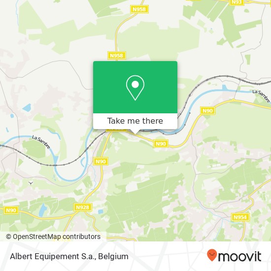 Albert Equipement S.a. map