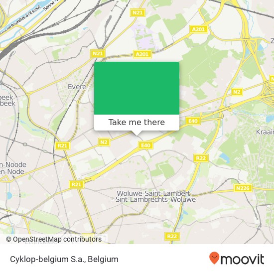 Cyklop-belgium S.a. map