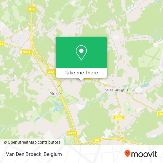 Van Den Broeck map