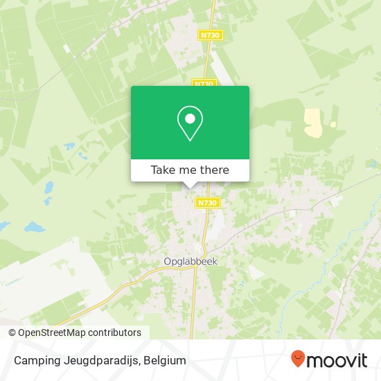 Camping Jeugdparadijs plan