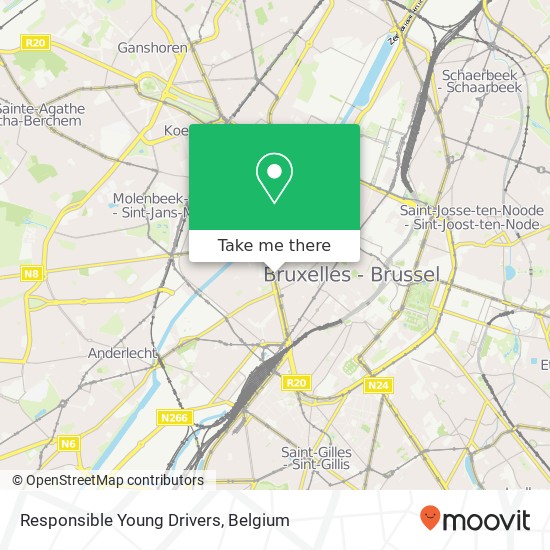 Responsible Young Drivers map