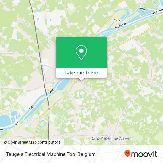 Teugels Electrical Machine Too map