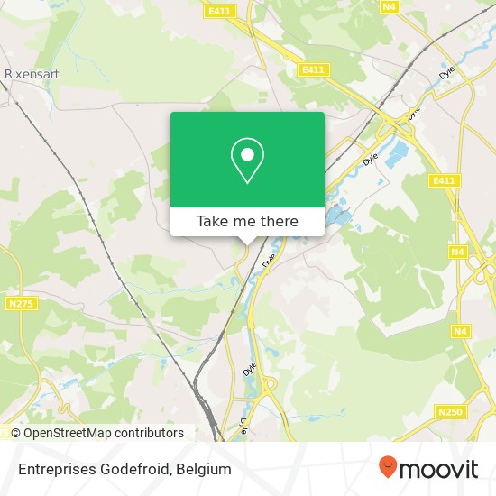 Entreprises Godefroid map