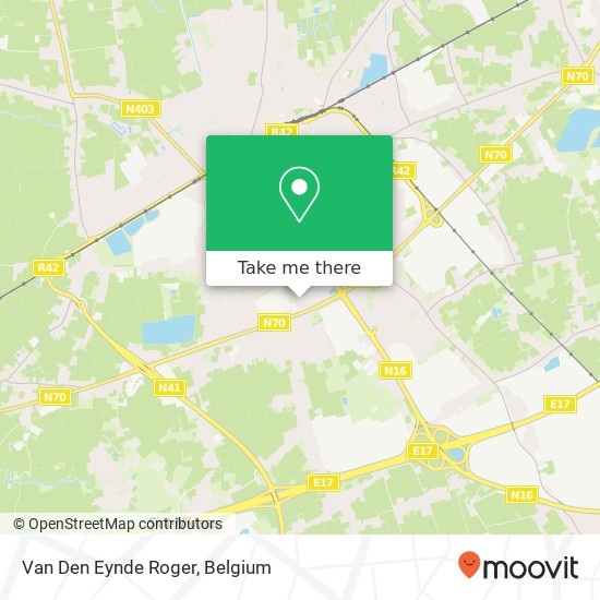 Van Den Eynde Roger map