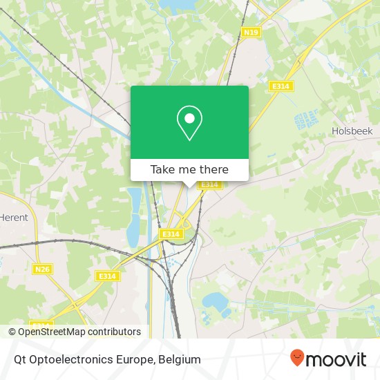 Qt Optoelectronics Europe map