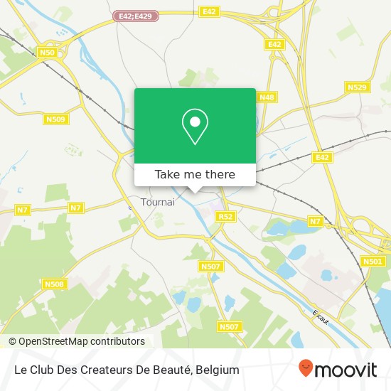 Le Club Des Createurs De Beauté map