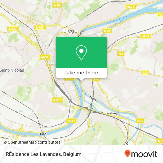 RÉsidence Les Lavandes map