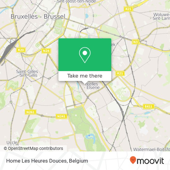 Home Les Heures Douces map