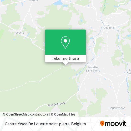 Centre Ywca De Louette-saint-pierre map