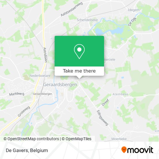 De Gavers map