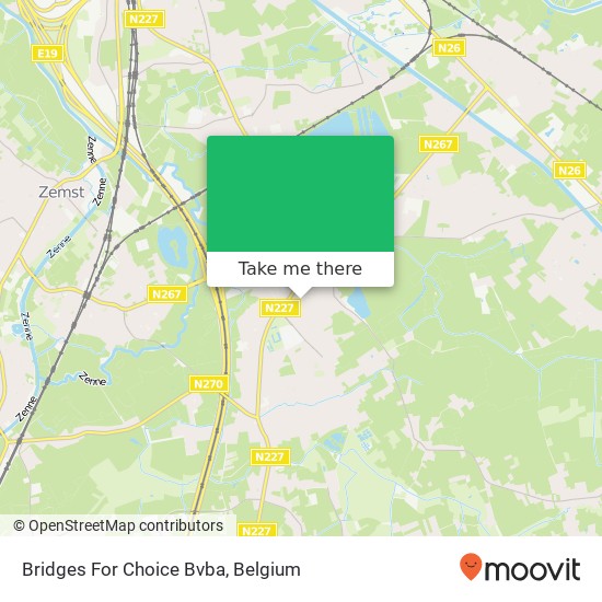 Bridges For Choice Bvba map