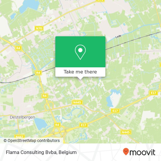 Flama Consulting Bvba map