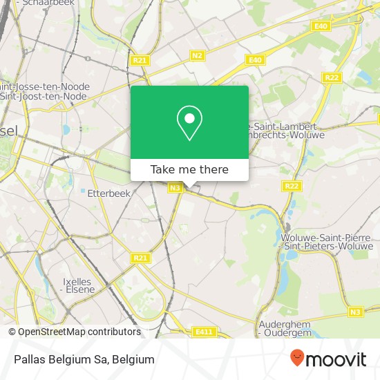 Pallas Belgium Sa map