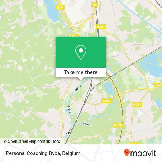 Personal Coaching Bvba map