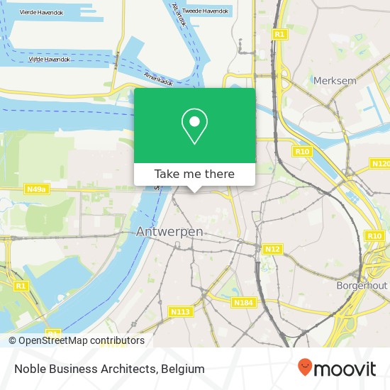 Noble Business Architects map