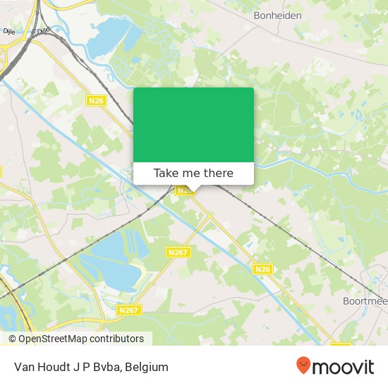 Van Houdt J P Bvba map